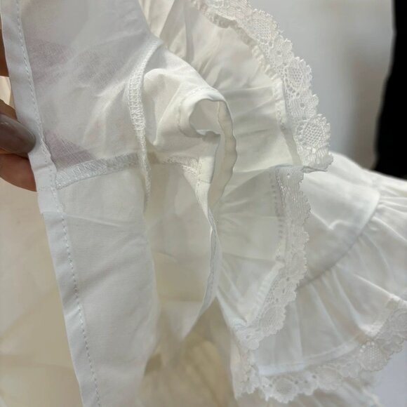 White Miu Style Skirt - Picture 4 of 4